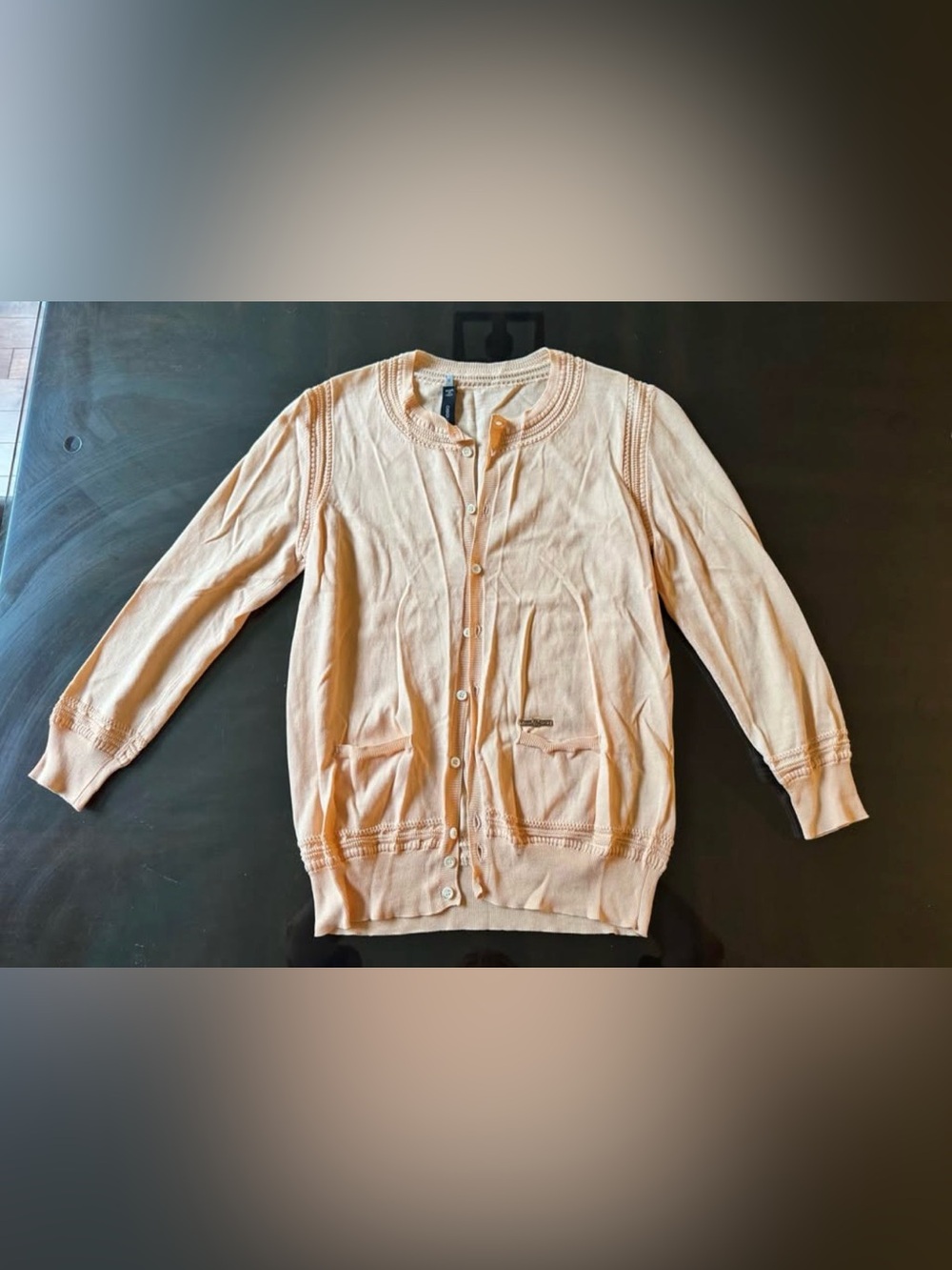 DSQUARED2 Peach Button-Front Cardigan